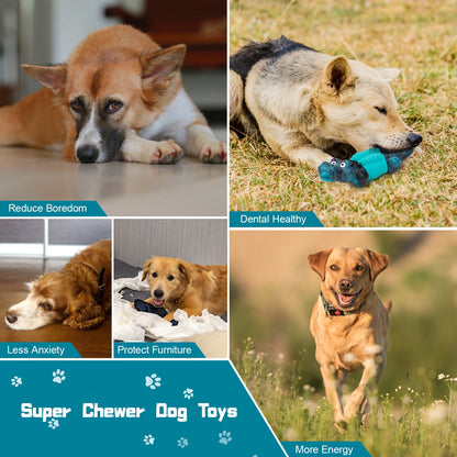 Dog Toys for Aggressive Chewers,Indestructible Dog Toys,Durable