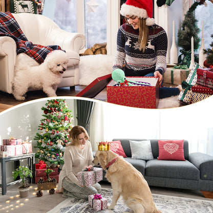 Squeaky Plush Dog Toy for Aggressive Chewers